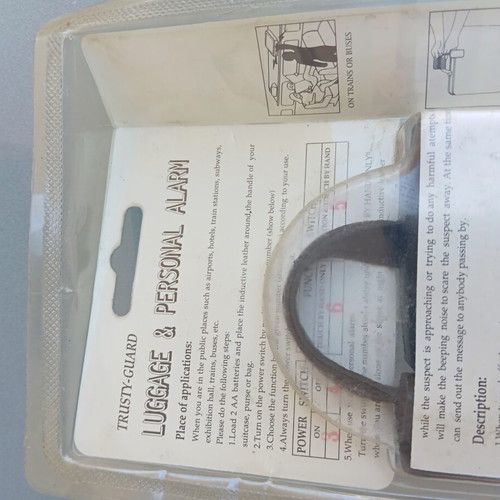 Personal alarm vintage sealed in box, new