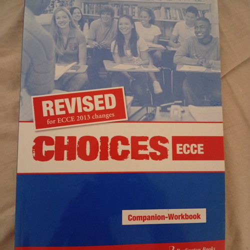 Choices ECCE Companion-Workbook used, Burlington Books