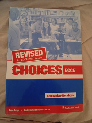 Choices ECCE Companion-Workbook used, Burlington Books