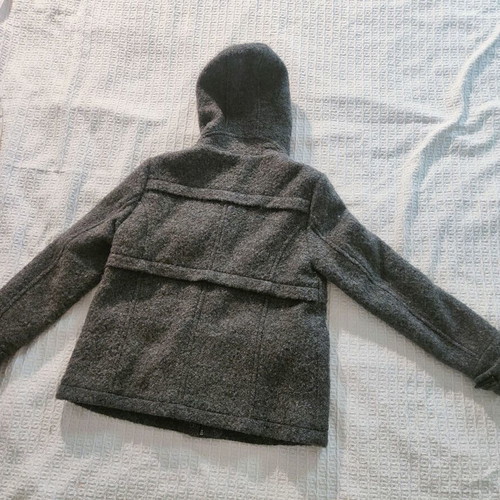 Montgomery coat used, grey, Pull & Bear, size L