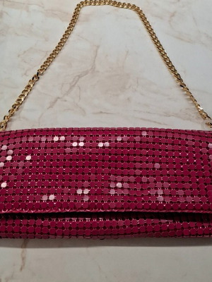 Bag shoulder new, fuchsia color