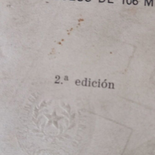 Ισπανικός στρατιωτικός κανονισμός 1971 μεταχειρισμένος, ΠΑΟ 106 και 206 χιλ.