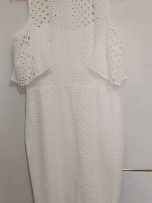 Access white lace dress like new, size L