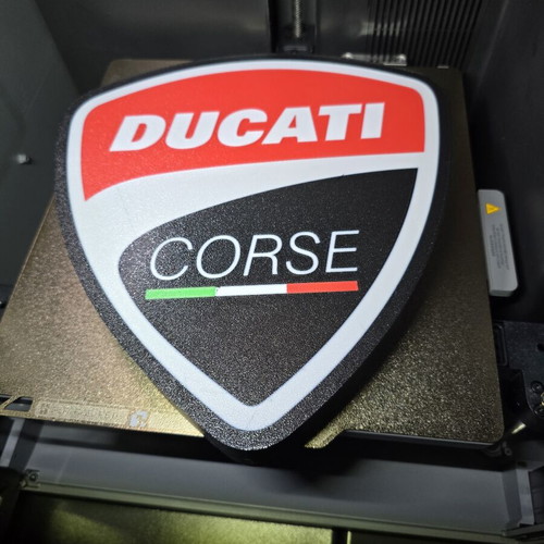 Ducati Logo Lightbox 3D printed, like new, USB powered