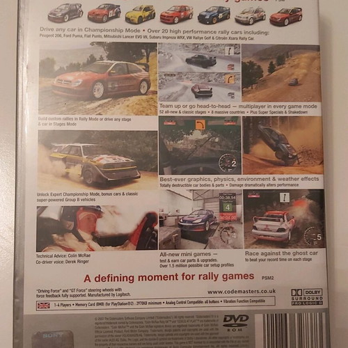 Colin McRae Rally 04 PS2 Platinum Edition μεταχειρισμένο, πλήρες