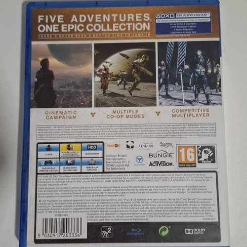 Destiny The Collection PS4 game used