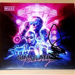 Cd Muse Simulation theory υπογεγραμμένο από τον Matt Bellamy