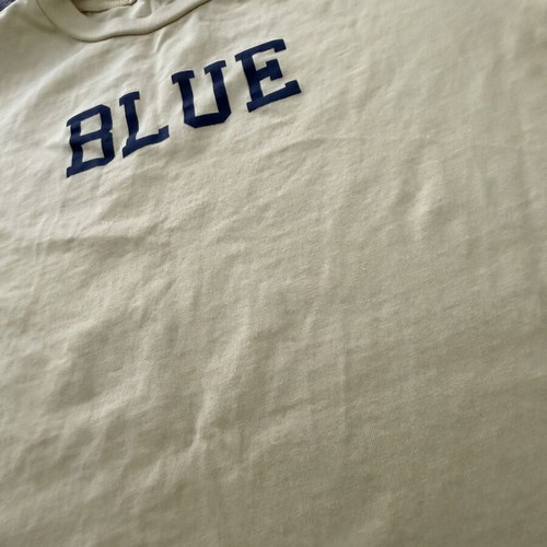 Benetton T-shirts for boys size 140 cm like new blue and yellow