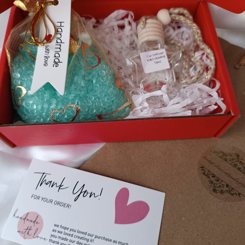 Aromatic Gift Set with 50g Scented Pearls and 10ml Car Diffuser