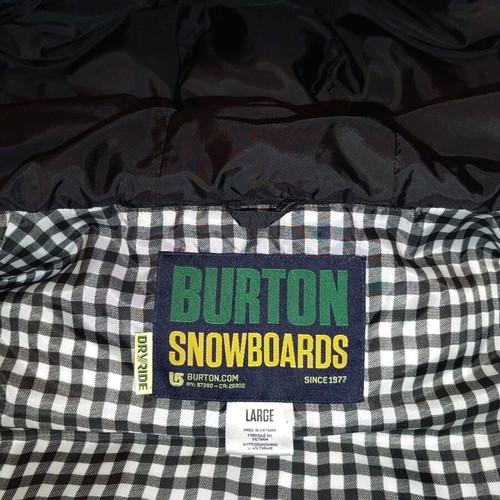Burton Snowboards DryRide 2 in 1 Men Jacket and Vest Size L like new, black