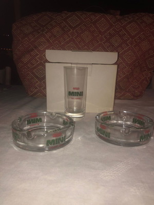 Σετ ποτήρια και τασάκια Ούζο MINI Μυτιλήνης