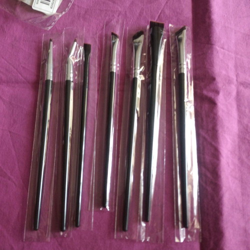 Makeup brushes for cut crease new, set of 7 pieces