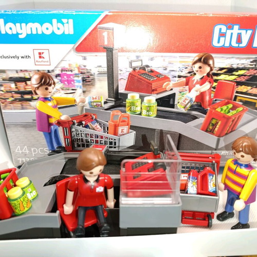 Playmobil City Life Kaufland Kasse 71387 like new, limited edition