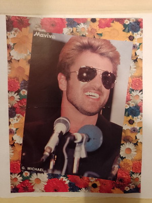 George Michael & Bananarama poster like new