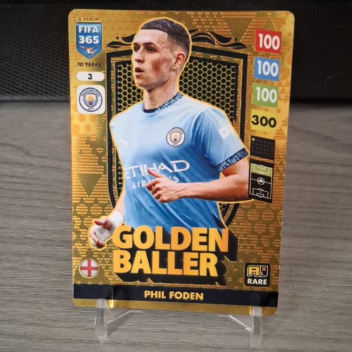 FIFA Adrenalyn 365 2025 Phil Foden Golden Baller card new