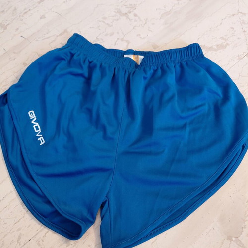 Givova running shorts blue electric new