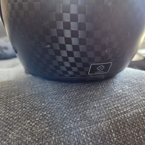 LS2 OF597 Carbio Carbon Helmet used, matt carbon, size Medium