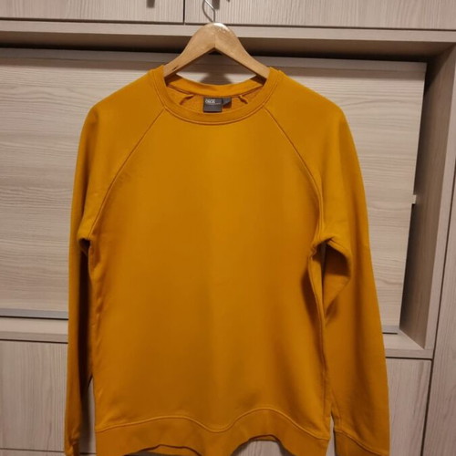 ASOS long sleeve shirt, orange, size M