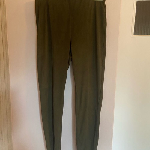 Calzedonia leggings like new dark green suede look