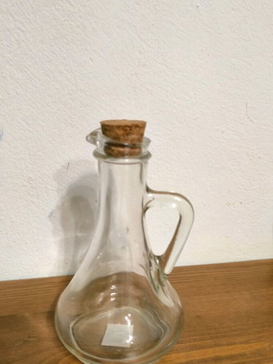 Glass small raki bottle like new