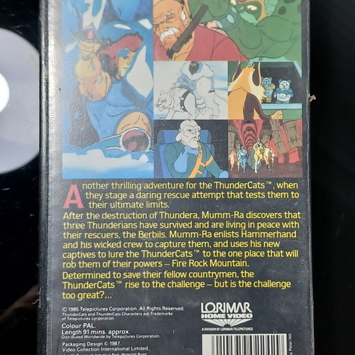 Thundercats - Ho! The Movie VHS used, animated