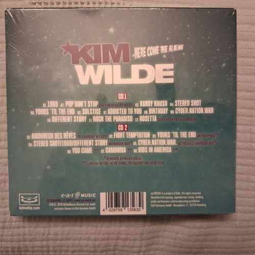 Kim Wilde Here Come The Aliens 2CD Deluxe Edition Slipcase new