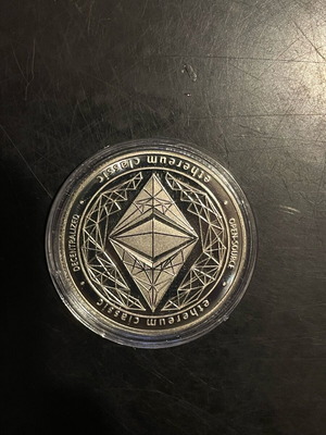 Διακοσμητικό νόμισμα Ethereum καινούργιο, συλλεκτικό μεταλλικό σχέδιο