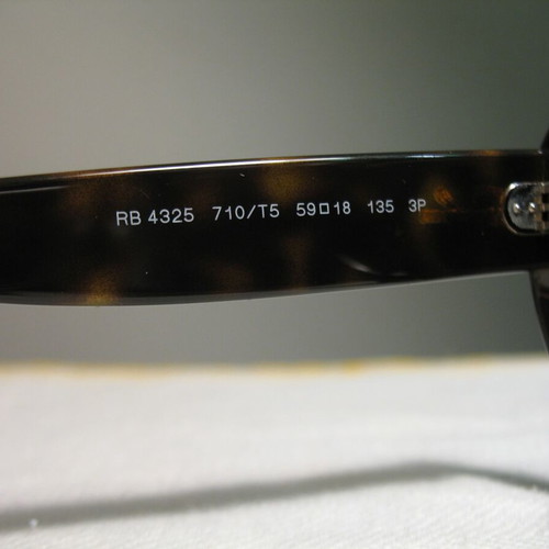Ray Ban RB4325 Polarized women's sunglasses brown, new