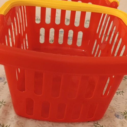Children's Supermarket Basket like new, plastic, 25cm