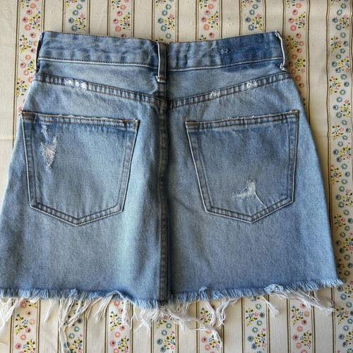 Bershka denim skirt like new, blue, size XS