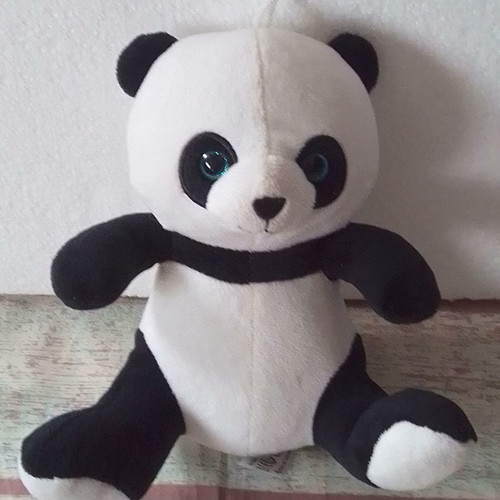 Velvet stuffed panda Cuddle Crew used