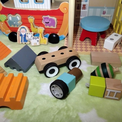 Wooden toys set ELC and others used, good condition