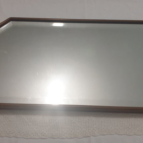 Antique mirror used, wooden frame 70x30 cm