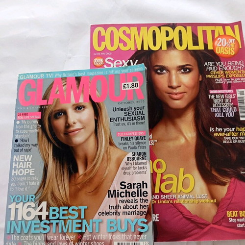English magazines like new Cosmopolitan and Glamour