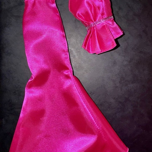 Barbie The Look Red Carpet Fashion satin dress like new