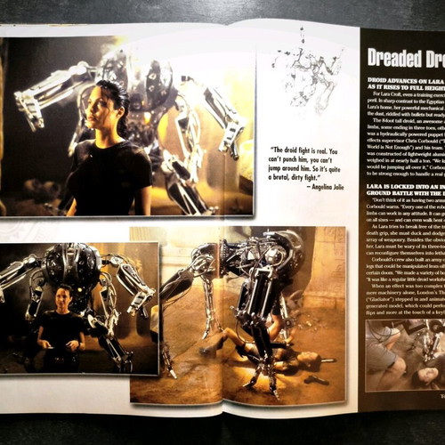 Lara Croft Tomb Raider The Movie Collectors' Edition magazine like new, English