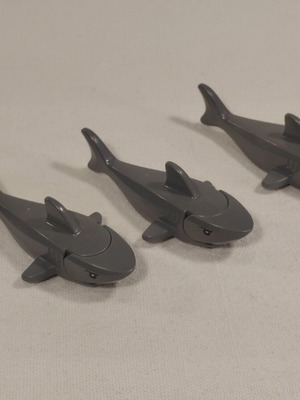 Lego sharks, set of 3