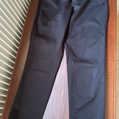 Massimo Dutti Pants Small Black Like New Gabardine