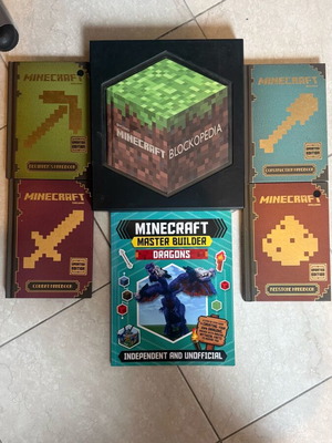 Minecraft handbooks like new collection