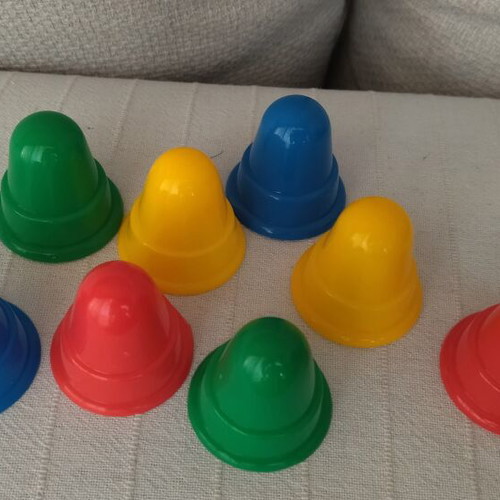 Snakes & Ladders board game used with 8 pawns and 1 die