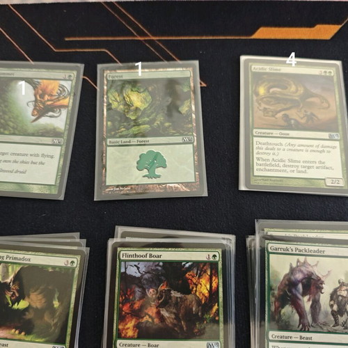 Magic the Gathering M13 Green Collection like new, near mint