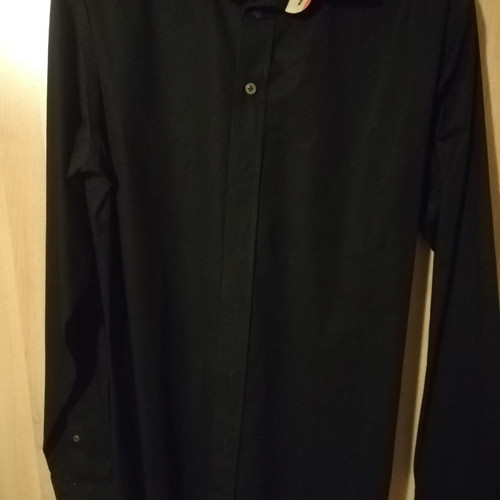 Burberry black shirt like new with checkered details