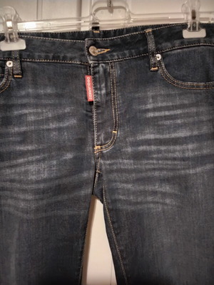 Dsquared2 jeans pants, size 46, blue, almost unworn