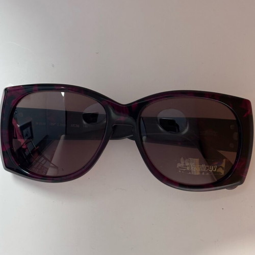 Silhouette sunglasses new, black and red with gold detail