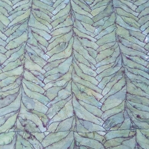 Fur rug made from fox paws, new, 300x220 cm