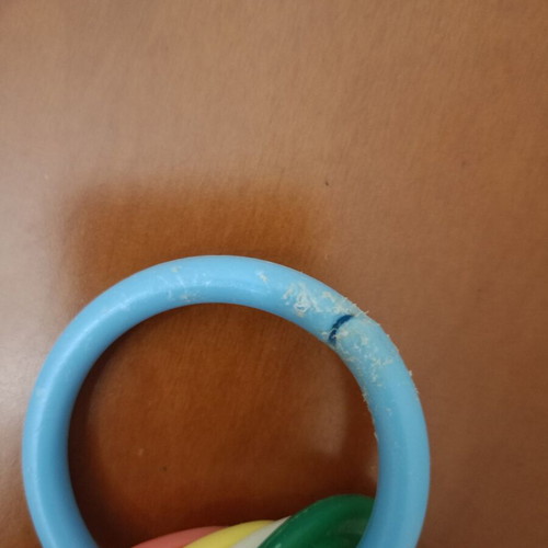 Fisher-Price Vintage Baby Keys used, colorful rattle toy