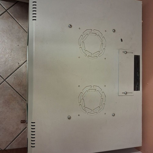Rack wall-mounted cabinet used with glass door and steel frame