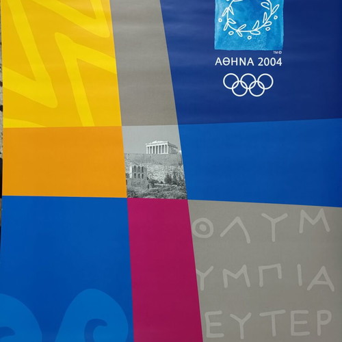 Official poster Athens 2004 Olympic Games new