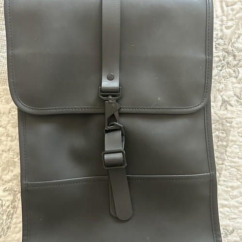 Rains Backpack Mini like new, black waterproof PU