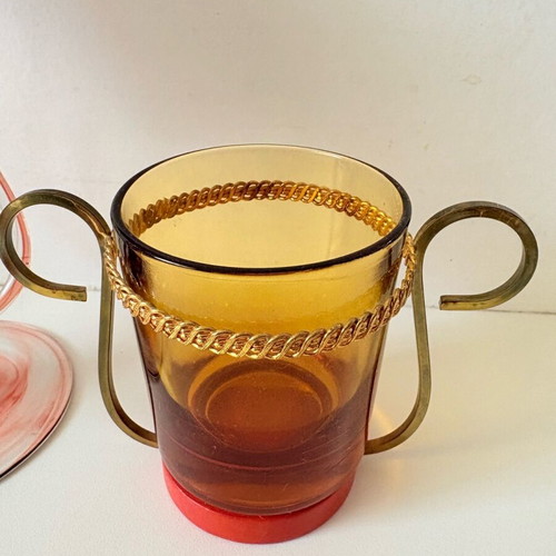 Glass containers for candles like new